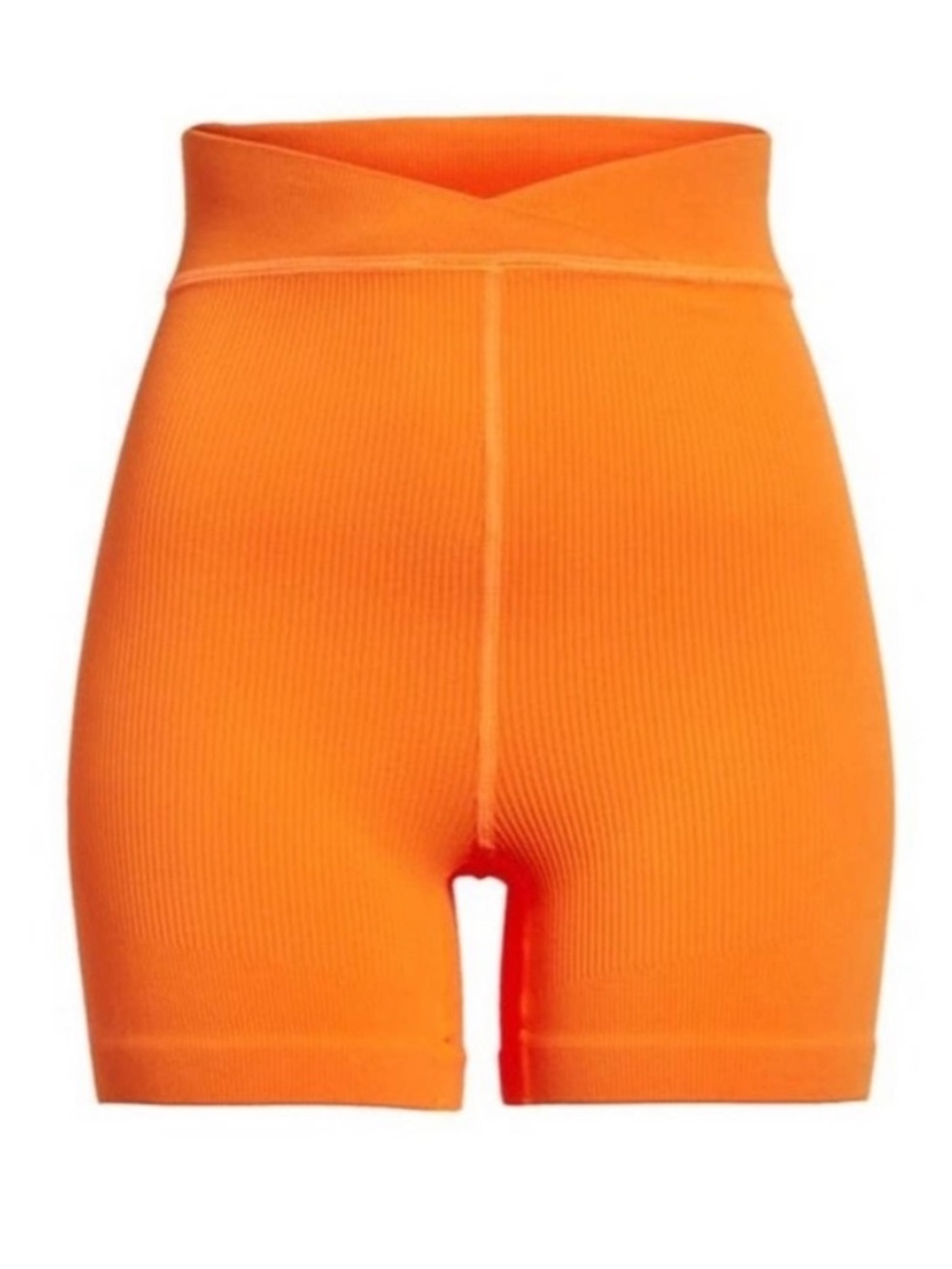 Free People Movement Free Throw Ribbed High-Rise Bike Shorts. Size L. NWT - Picture 3 of 4